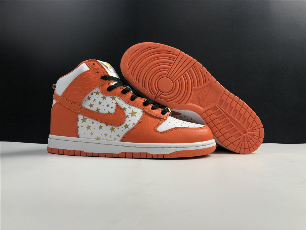 nike sb dunk high S*p*e orange