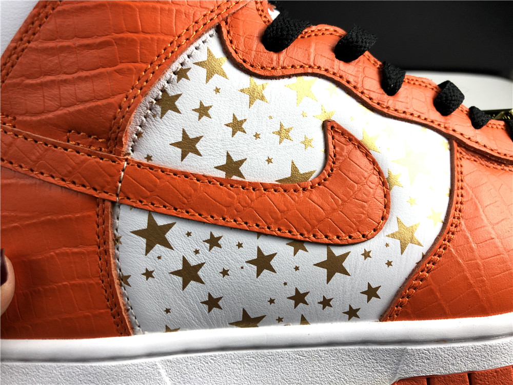 nike sb dunk high S*p*e orange