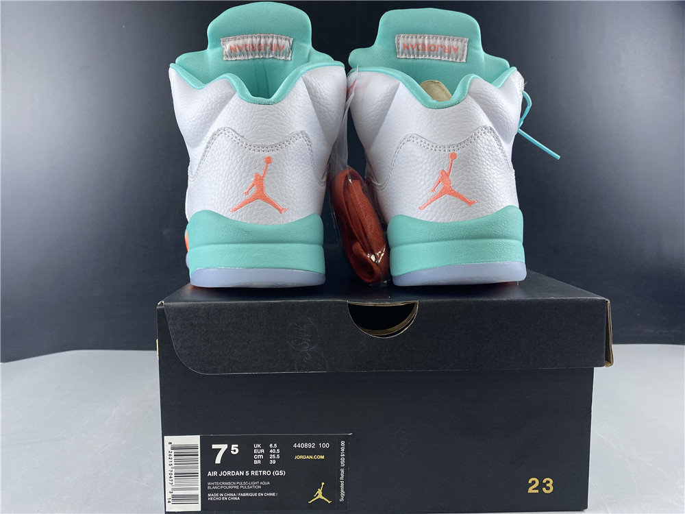 Air Jordan Retro 5 “IslandGreen CN2932-100