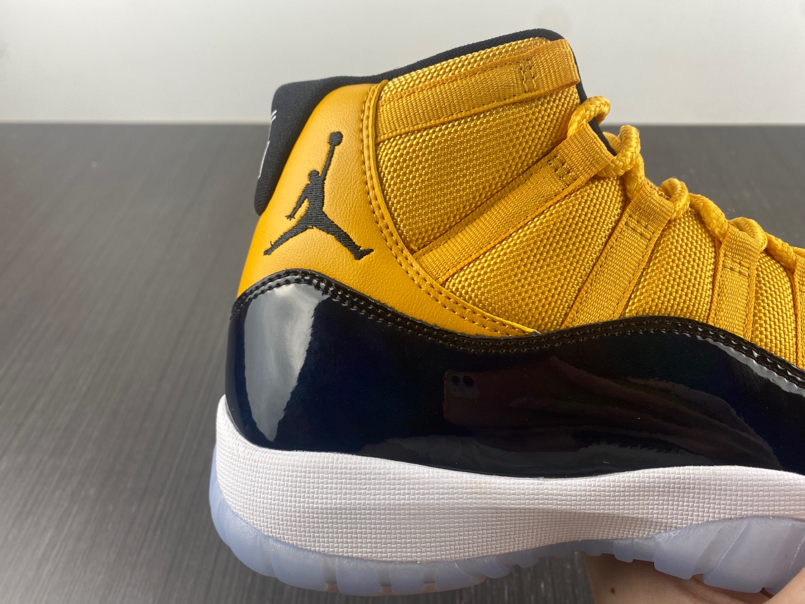 Air Jordan 11 Dark Blue and Yellow