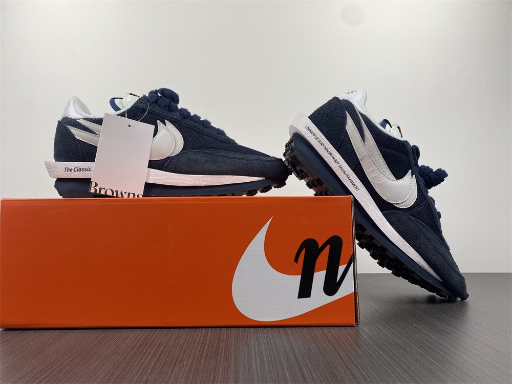 Fragment x Sacai x LDV Waffle Blackened Blue