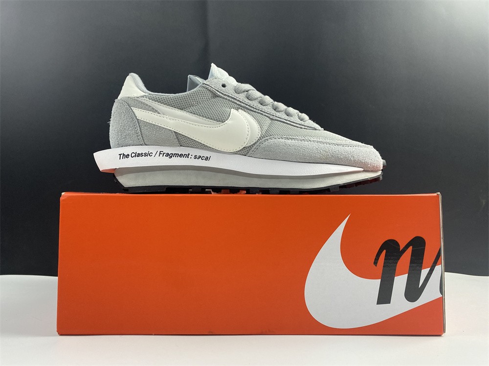 Fragment x Sacai x Nike LDWaffle Light Smoke Grey