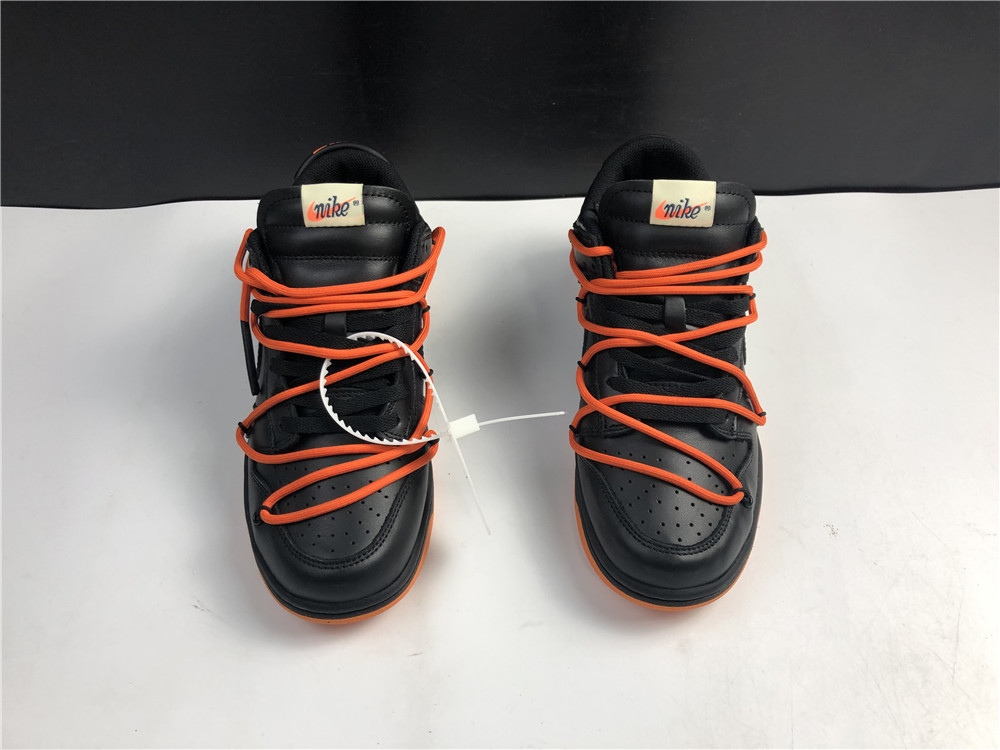 Off-White SB Dunk Black Orange CT0856-002