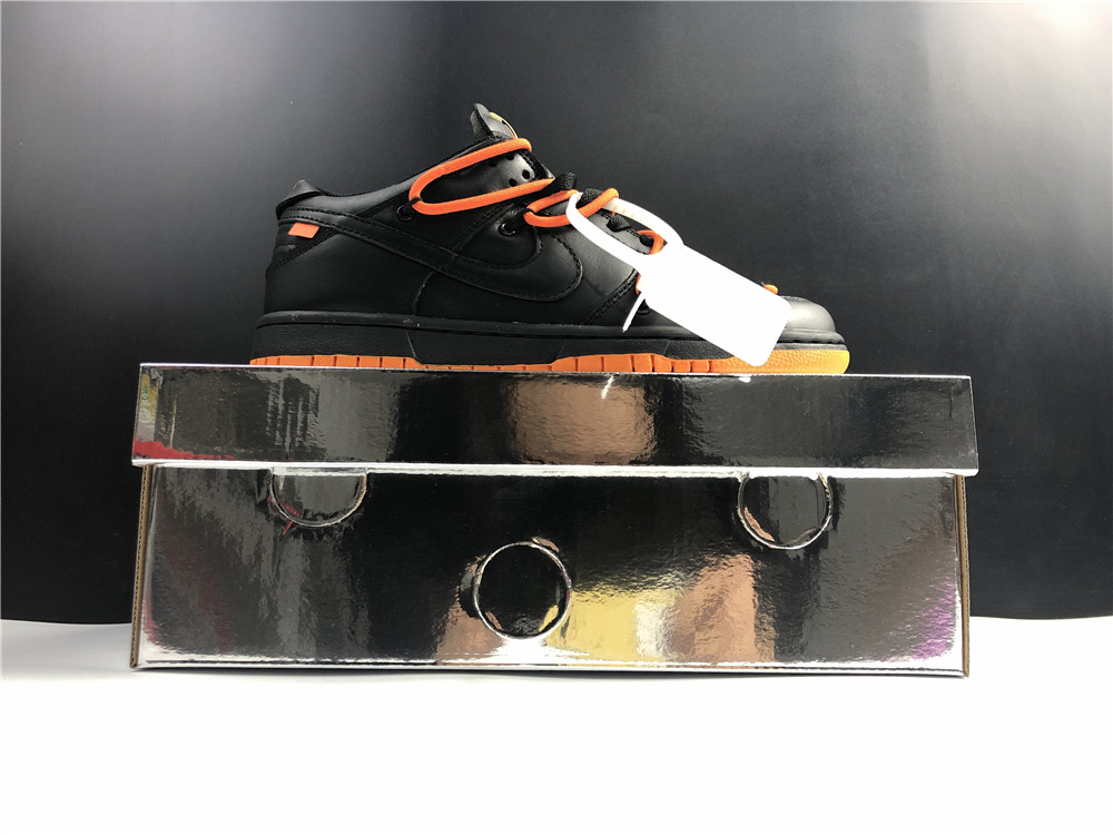 Off-White SB Dunk Black Orange CT0856-002