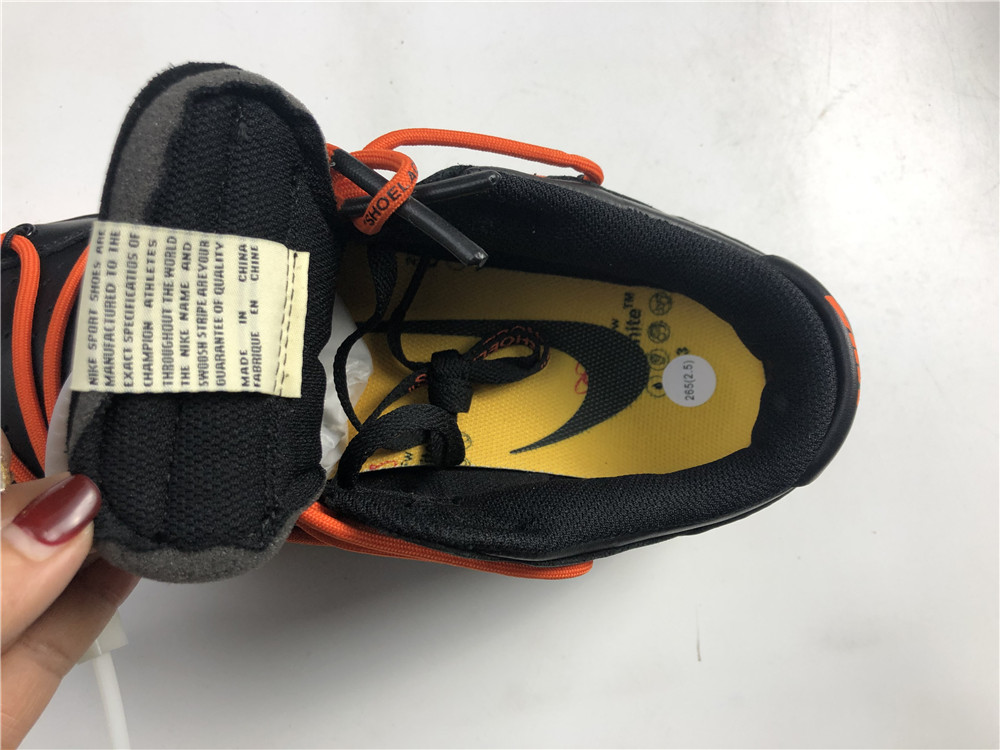 Off-White SB Dunk Black Orange CT0856-002