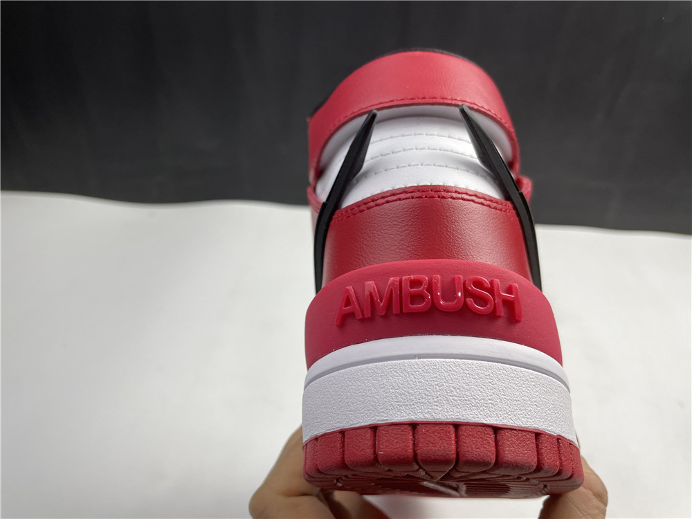 Nike Dunk High x Ambush Red