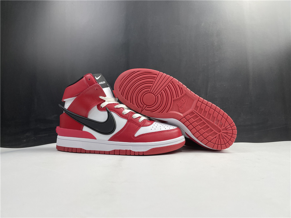 Nike Dunk High x Ambush Red
