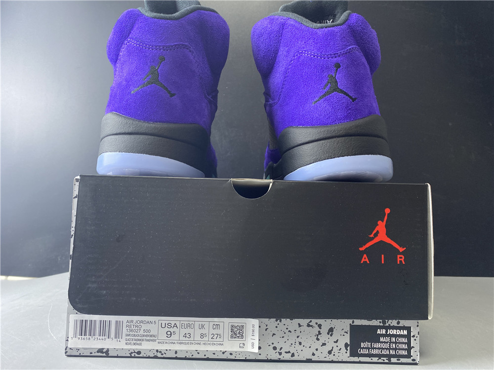 Air Jordan 5 “Alternate Grape” 136027-500