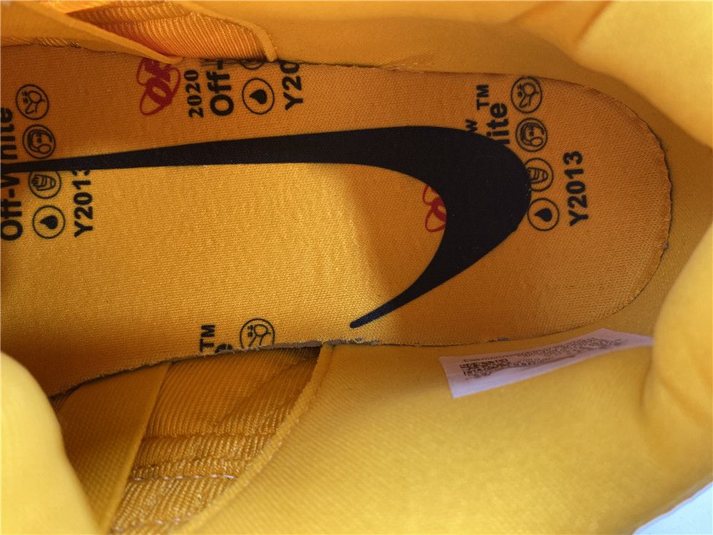 OFF-WHITE x Nike Air Rubber Dunk "University Gold"