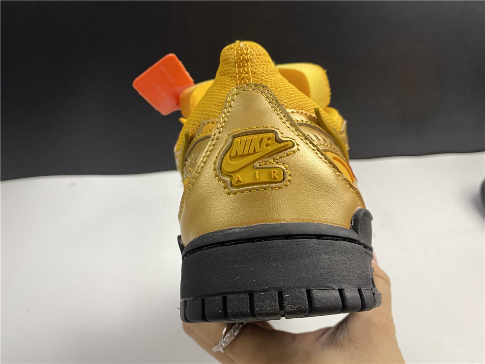 OFF-WHITE x Nike Air Rubber Dunk "University Gold"