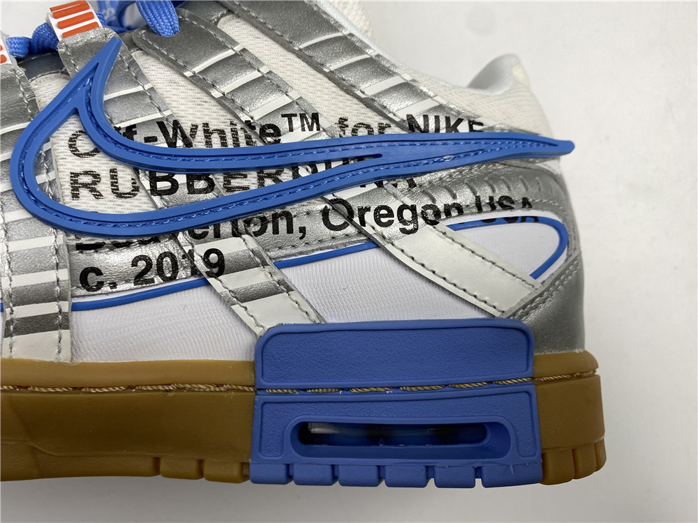 OFF-WHITE x Nike Air Rubber Dunk University Blue