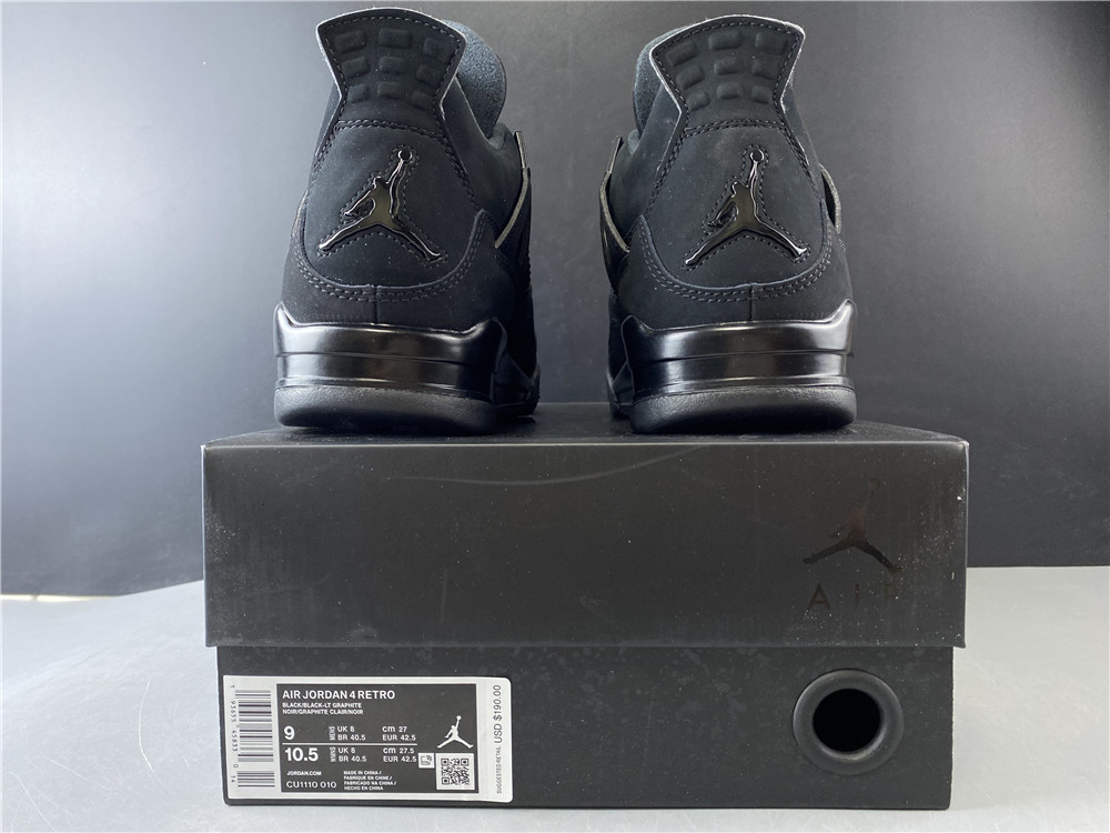 Air Jordan 4 “Black Cat” CU1110-010