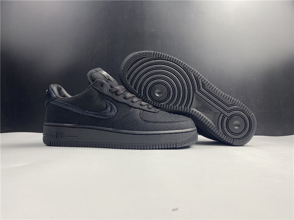 Stussy x Nike Air Force 1 Low "Black"
