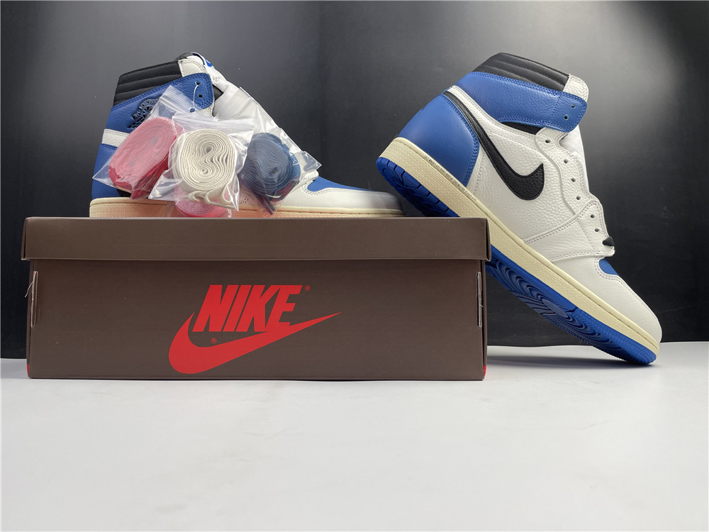 Travis Scott x Fragment x Air Jordan 1 High OG SP Military Blue