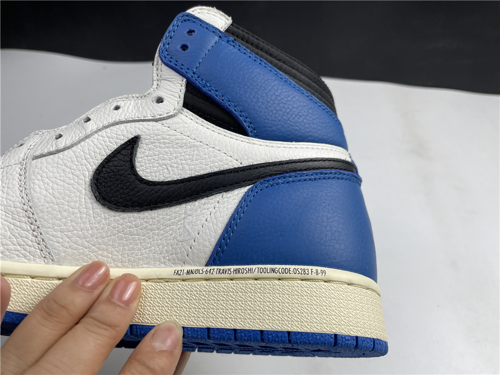 Travis Scott x Fragment x Air Jordan 1 High OG SP Military Blue