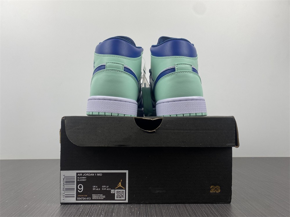 Air Jordan 1 Mid Blue Mint
