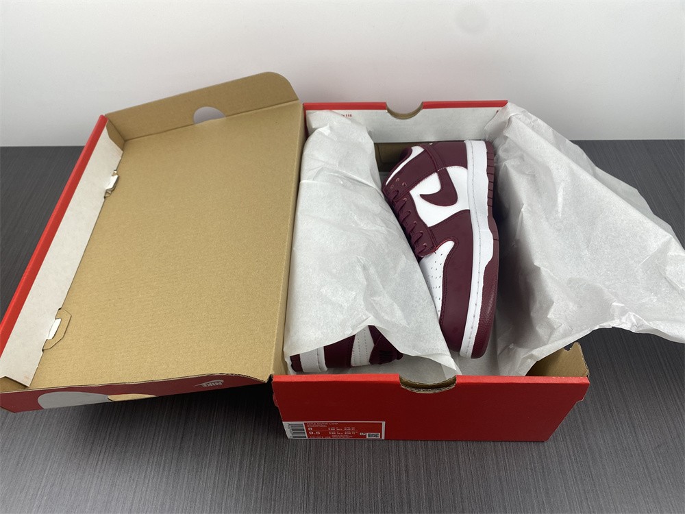 Nike Dunk Low Bordeaux White/Bordeaux
