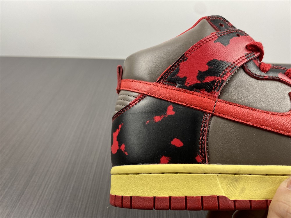 Nike Dunk High 1985 Red Acid Wash