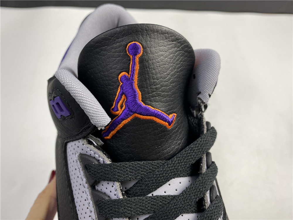 Air Jordan 3 Retro Black Purple
