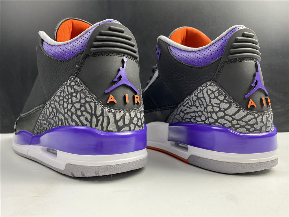 Air Jordan 3 Retro Black Purple