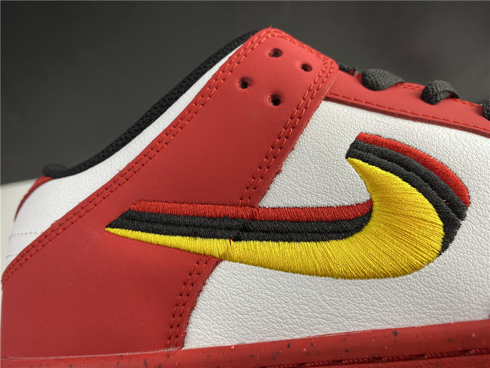 Nike SB Dunk Low Varsity Red/Earth Yellow-White 309242-307