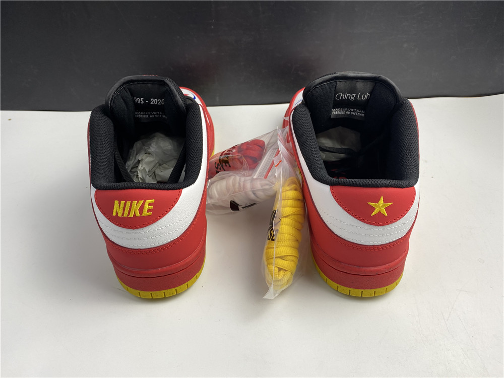 Nike SB Dunk Low Varsity Red/Earth Yellow-White 309242-307