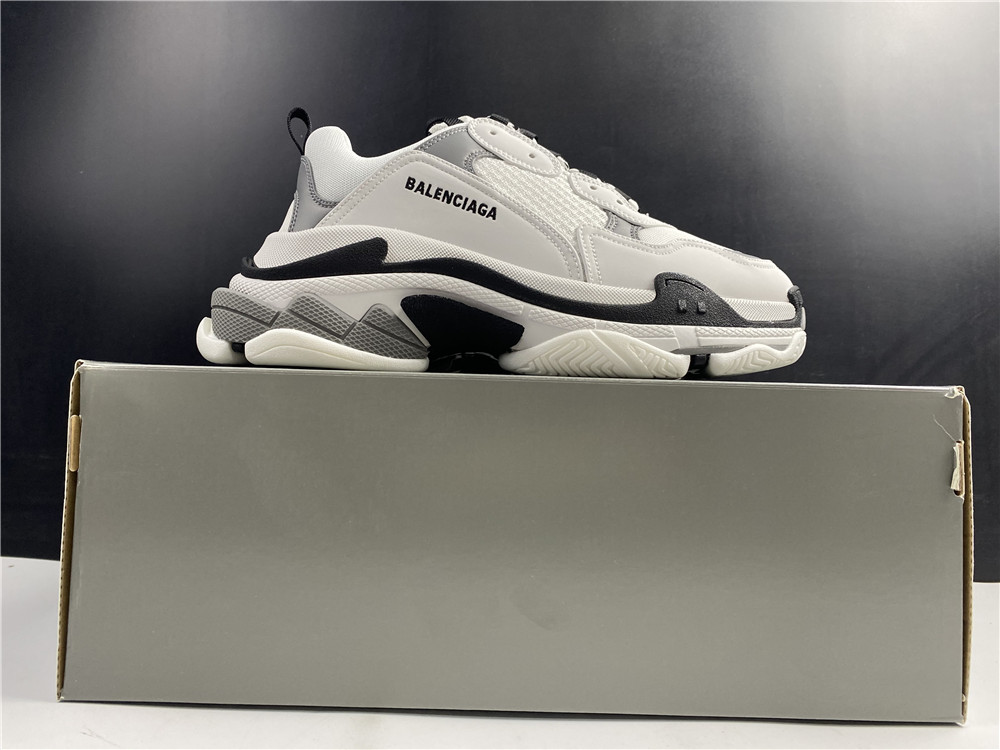 BLG Triple S White Grey Black