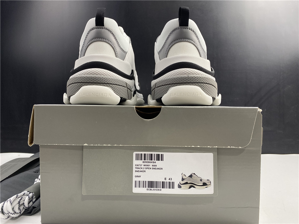 BLG Triple S White Grey Black