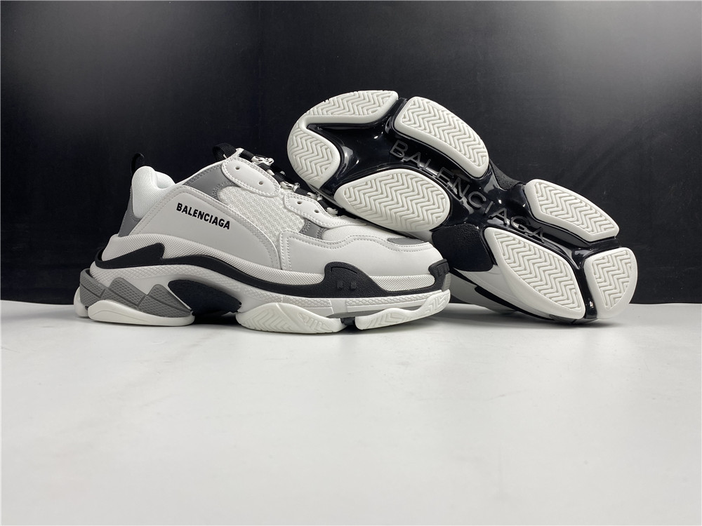 BLG Triple S White Grey Black
