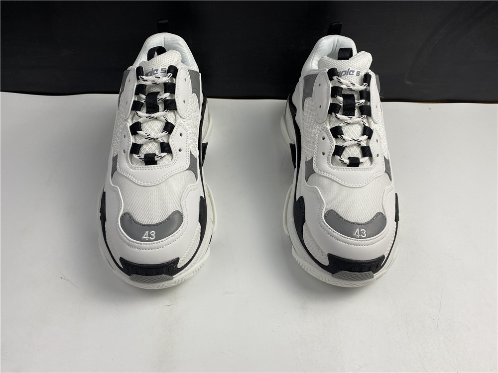 BLG Triple S White Grey Black