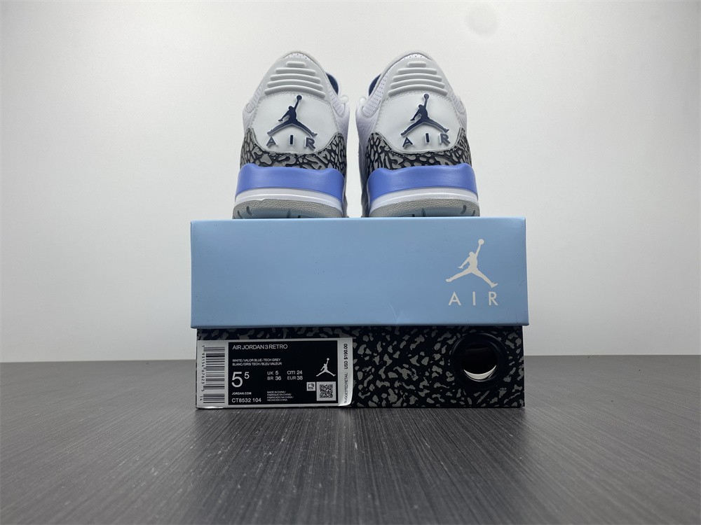 Air Jordan3 AJ3 UNC