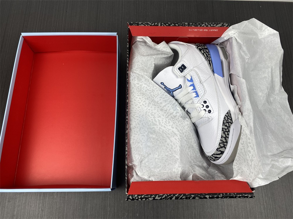 Air Jordan3 AJ3 UNC