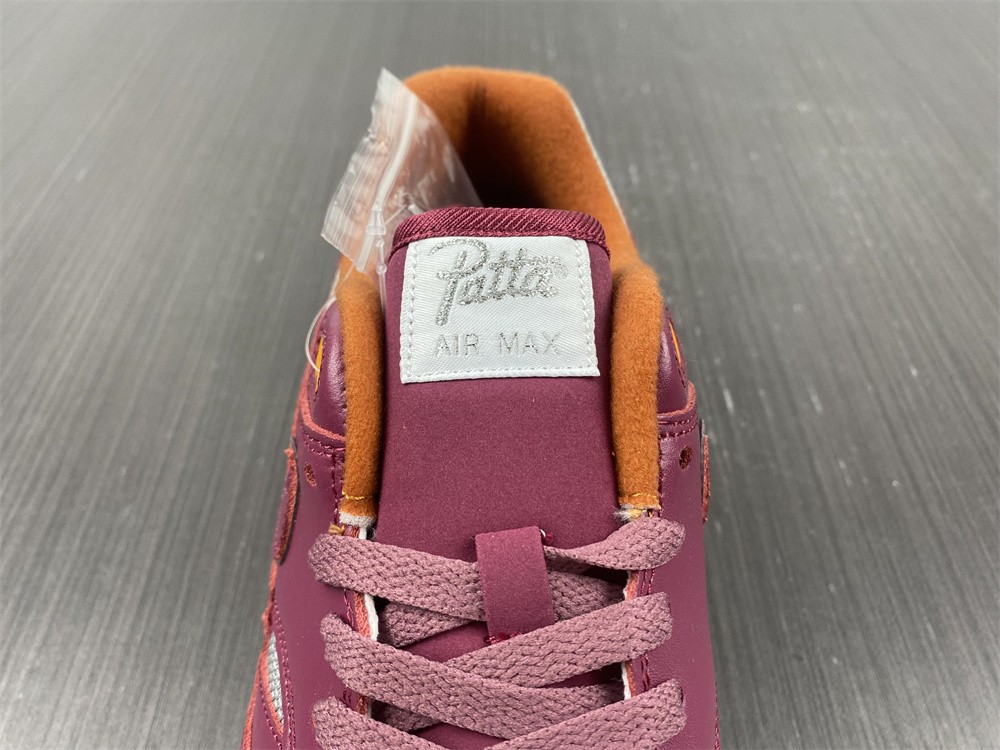Nike Air Max 1 Patta Waves Rush Maroon (with Bracelet)