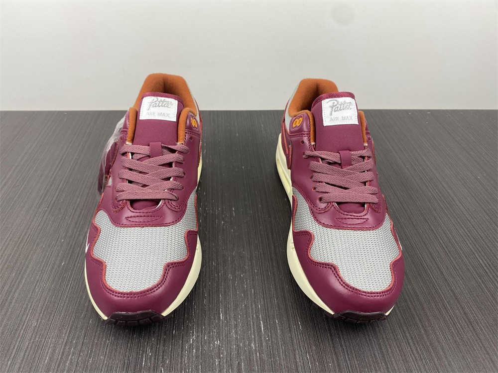 Nike Air Max 1 Patta Waves Rush Maroon (with Bracelet)