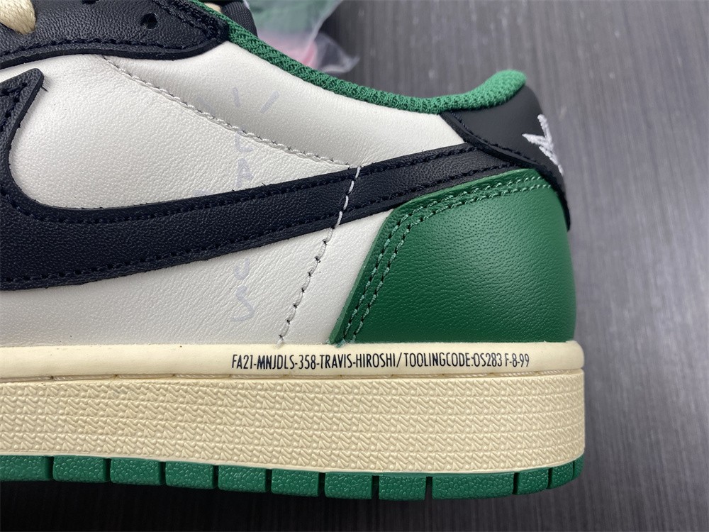 Fragment x Travis Scott x Air Jordan 1 Retro Low Green Black White