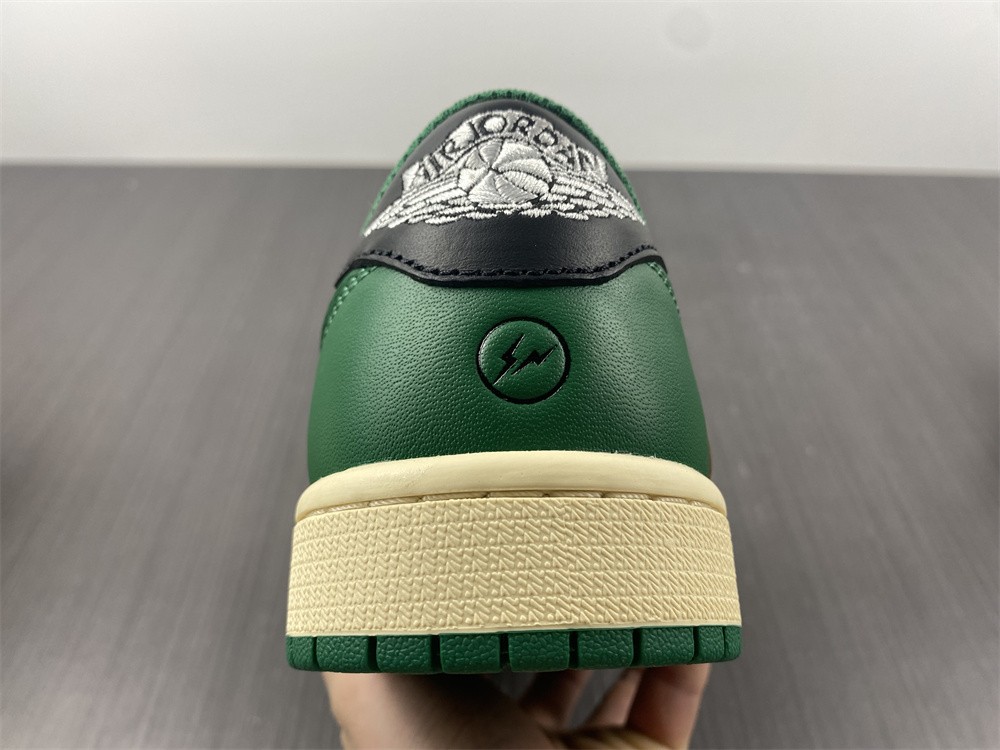 Fragment x Travis Scott x Air Jordan 1 Retro Low Green Black White