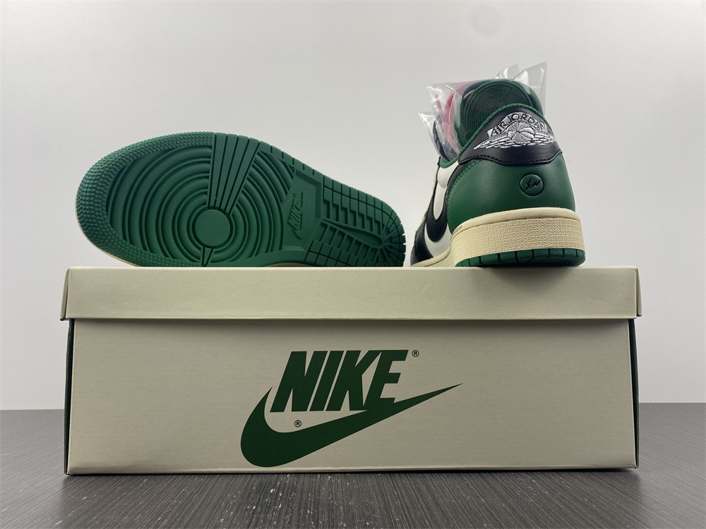 Fragment x Travis Scott x Air Jordan 1 Retro Low Green Black White