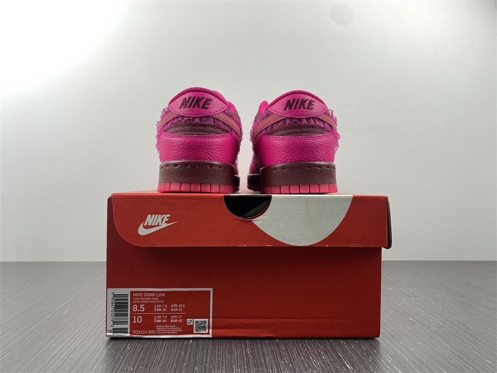 Nike Spruces Up Its Dunk Low Team Red/Pink