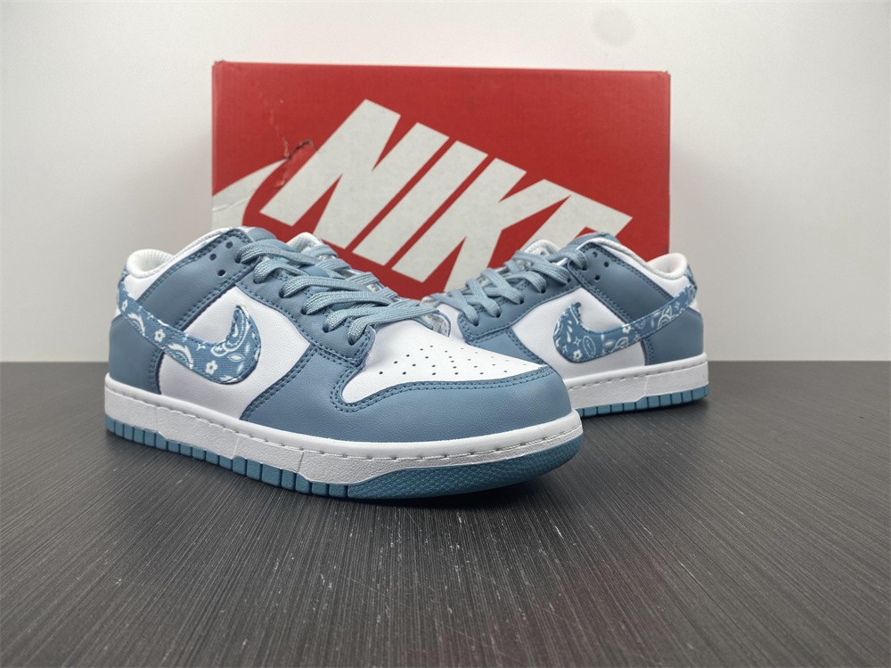 Nike Dunk Low Blue Paisley