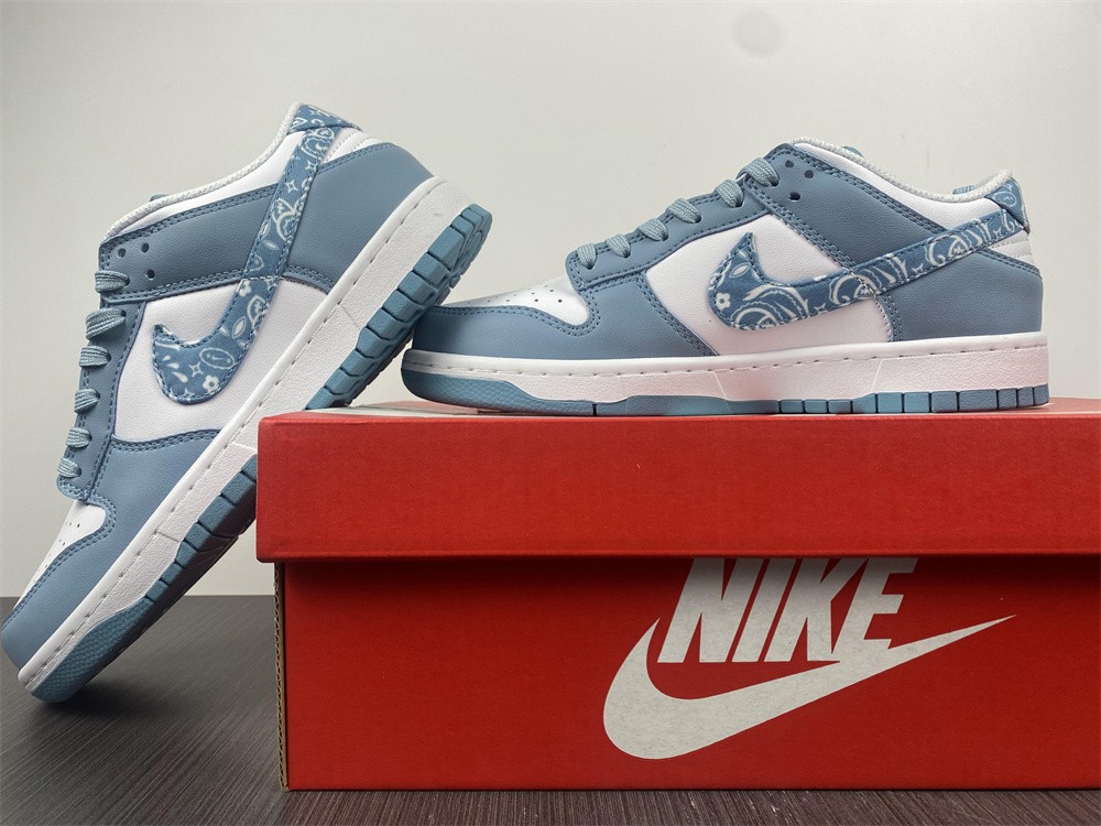 Nike Dunk Low Blue Paisley