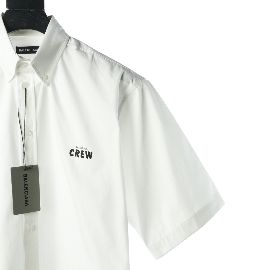 Ba*len*cia*ga blcg 20fw crew limited short-sleeved shirt