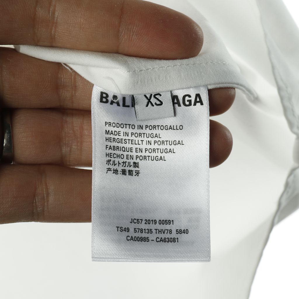 Ba*len*cia*ga blcg 20fw crew limited short-sleeved shirt