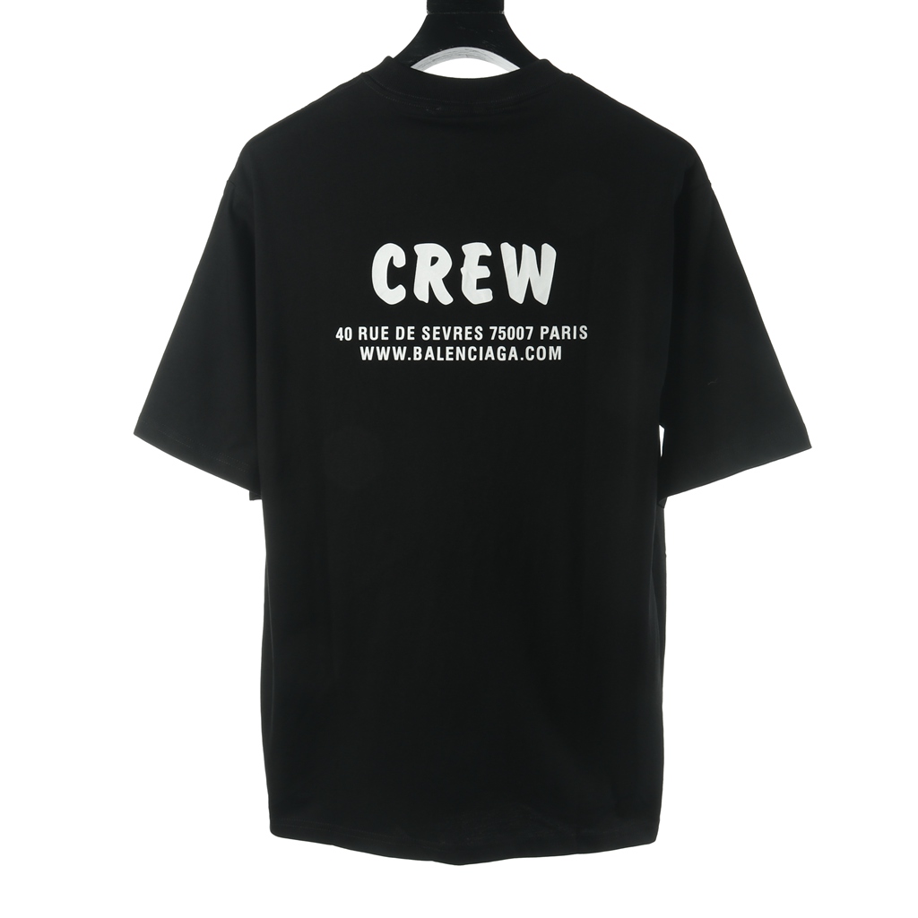Ba*len*cia*ga blcg 21fw crew limited short-sleeved shirt