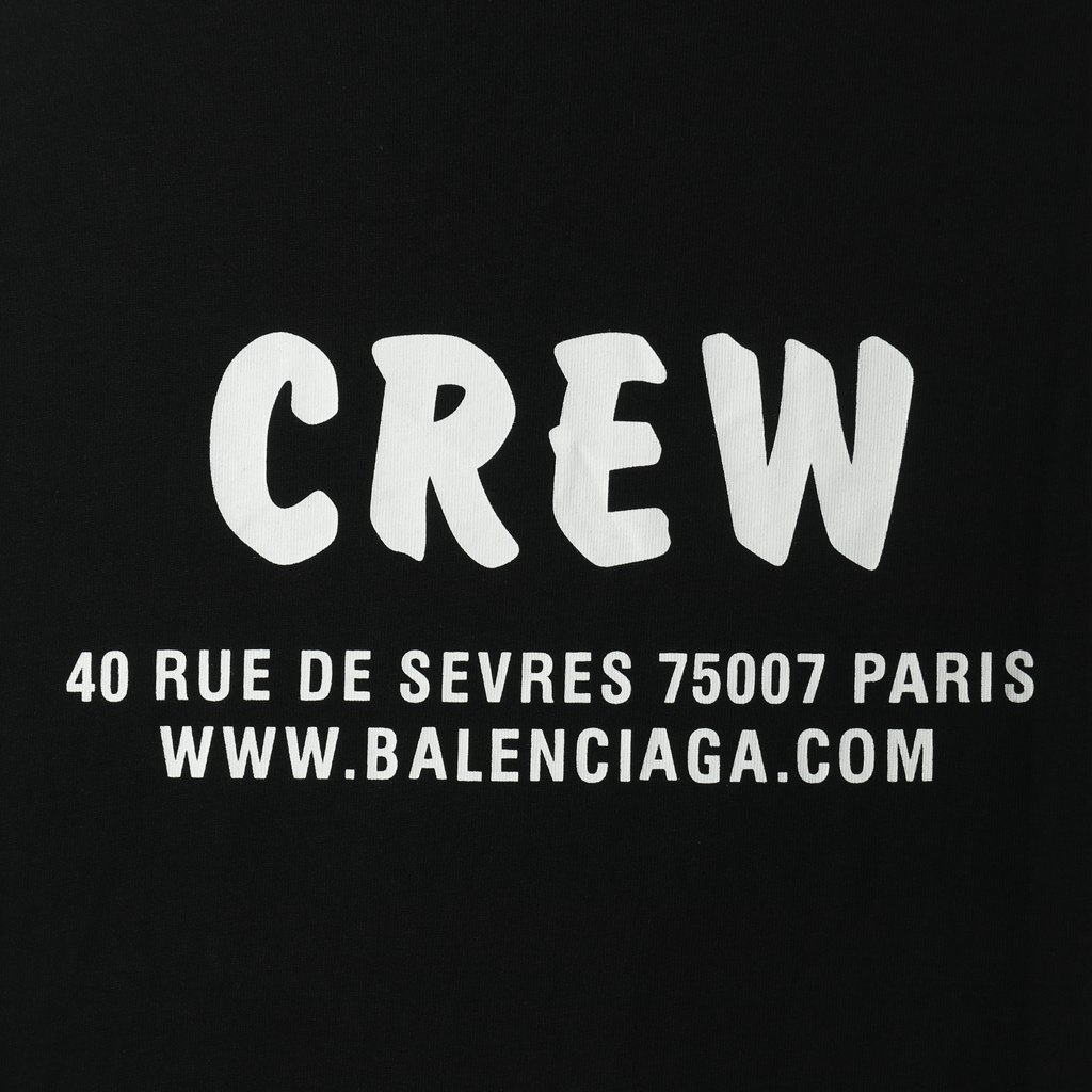 Ba*len*cia*ga blcg 21fw crew limited short-sleeved shirt