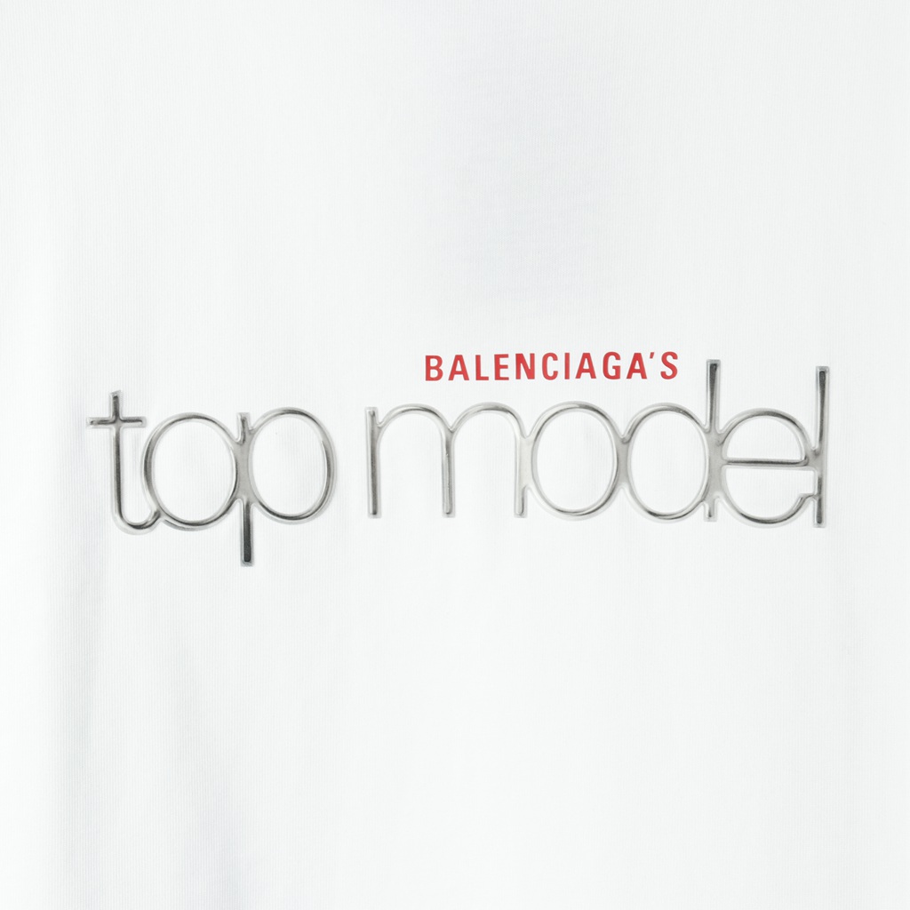 Ba*len*cia*ga 1960s retro vintage high-definition portrait print short sleeve