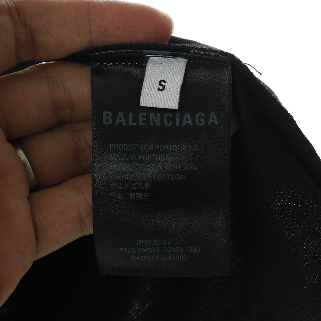 Ba*len*cia*ga blcg 20fw crew limited short-sleeved shirt