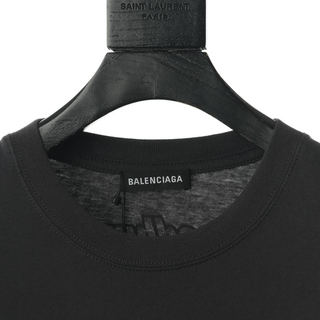 Ba*len*cia*ga blcg 20ss rock band print short sleeve