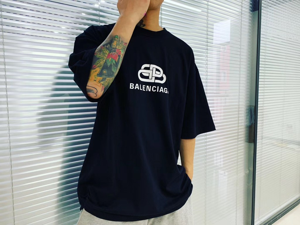 Ba*len*cia*ga blcg 21ss lock short sleeve