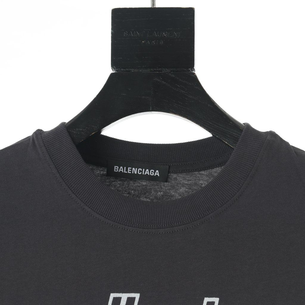 Ba*len*cia*ga 20fw 24 hours news short sleeve t-shirt
