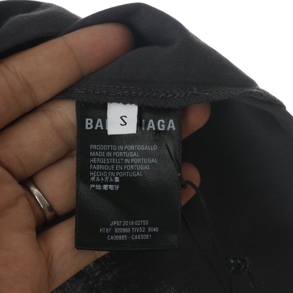 Ba*len*cia*ga 20fw 24 hours news short sleeve t-shirt